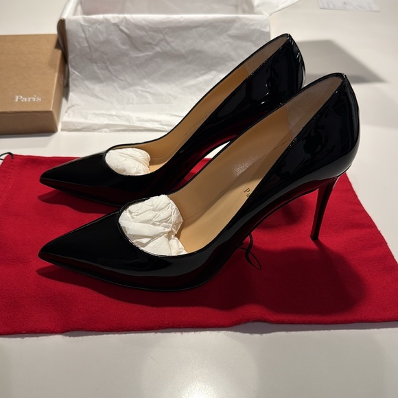 Christian Louboutin Pigalle Follies 85 Black 41.5 NEW - Picture 2 of 11